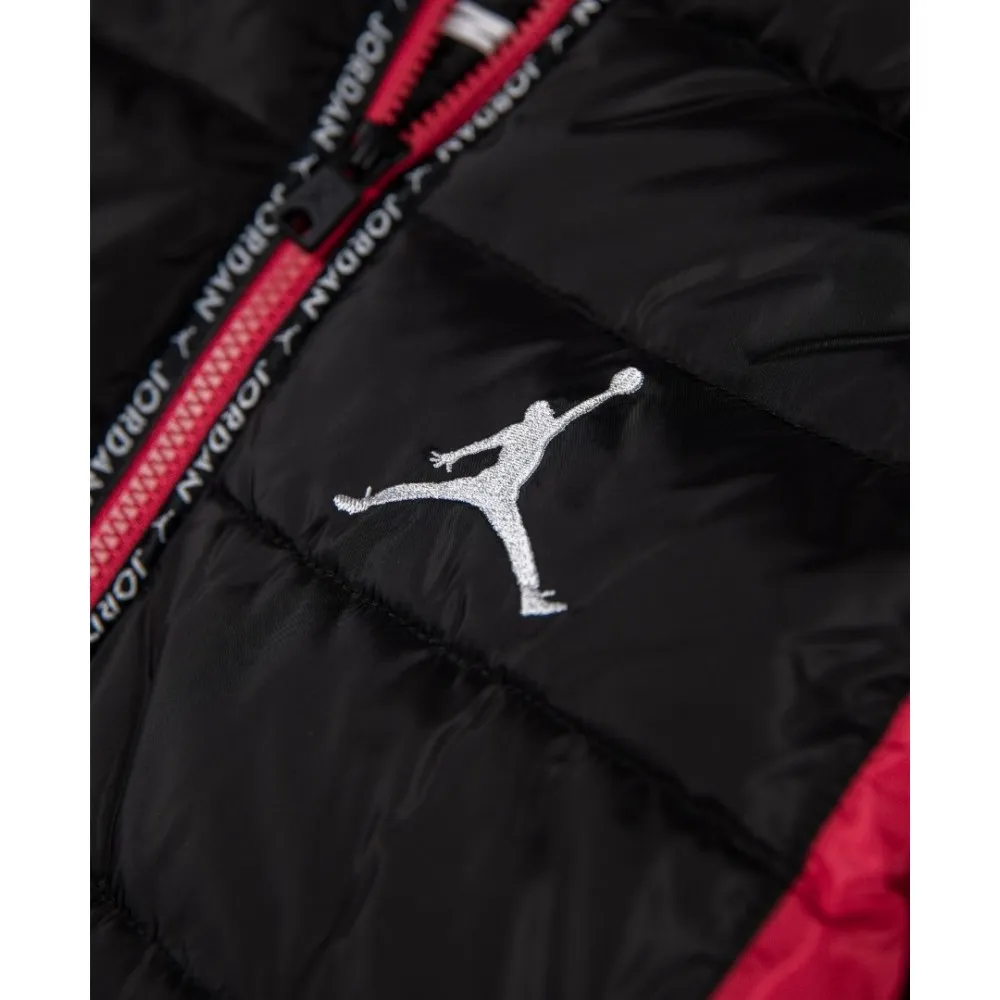 JORDAN - PIUMINO - BAMBINO - NERO-ROSSO - 95B667-023