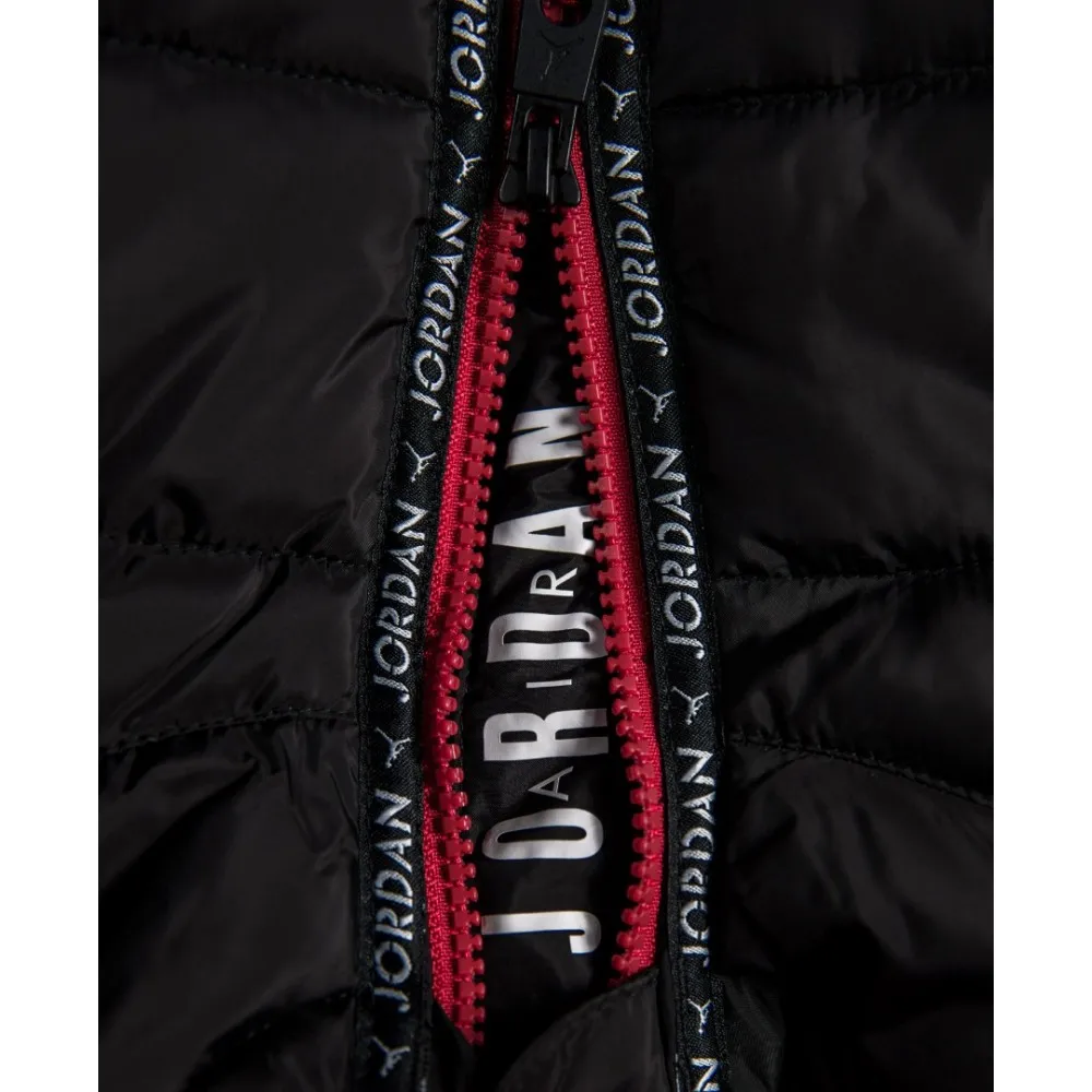 JORDAN - PIUMINO - BAMBINO - NERO-ROSSO - 95B667-023