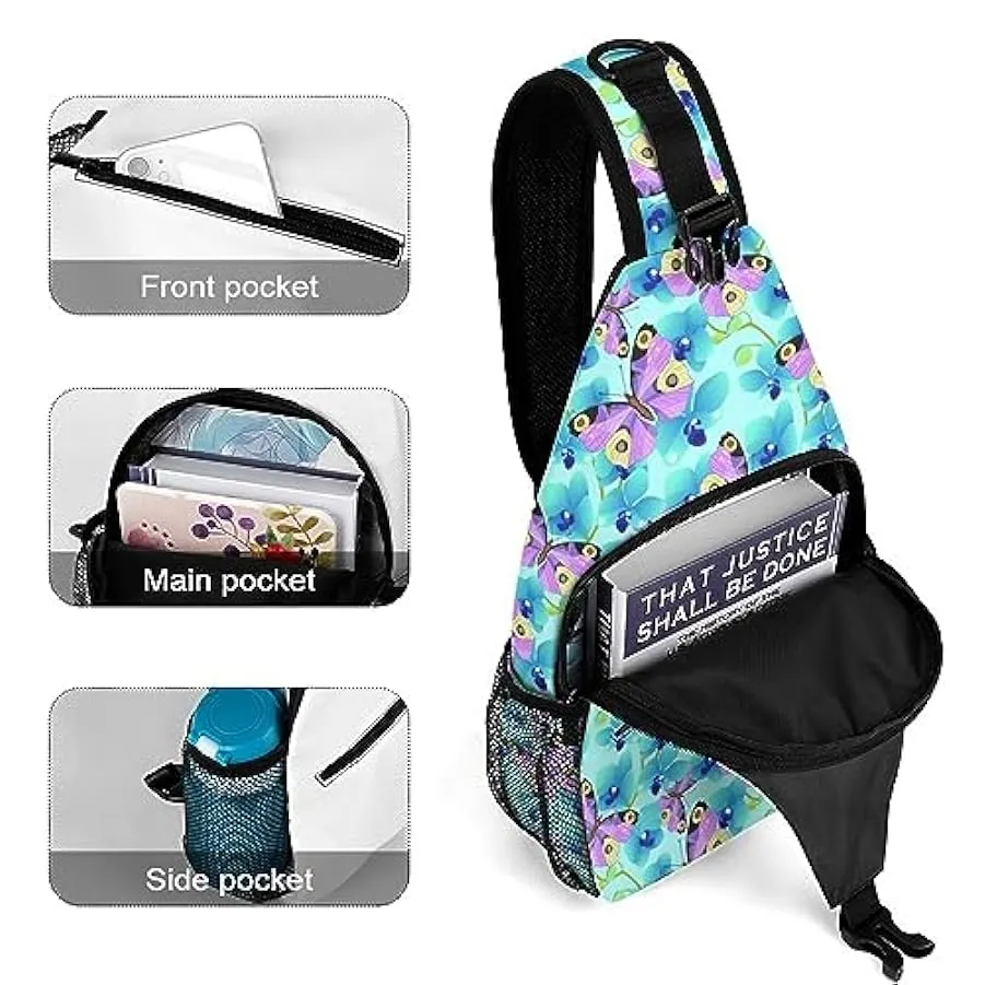 KWQDOZF Stile 1 Zaino a tracolla Borsa a tracolla Borsa a tracolla a tracolla Palestra Ciclismo Viaggio Escursionismo Zaino per 
