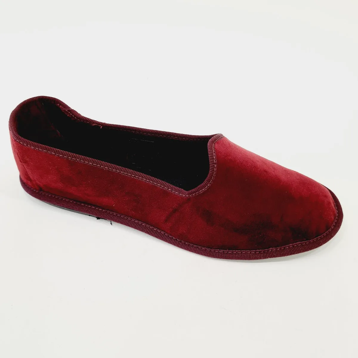 Le Furlanine mocassino stile FRIULANE ciniglia bordo' fondo gomma rif.1