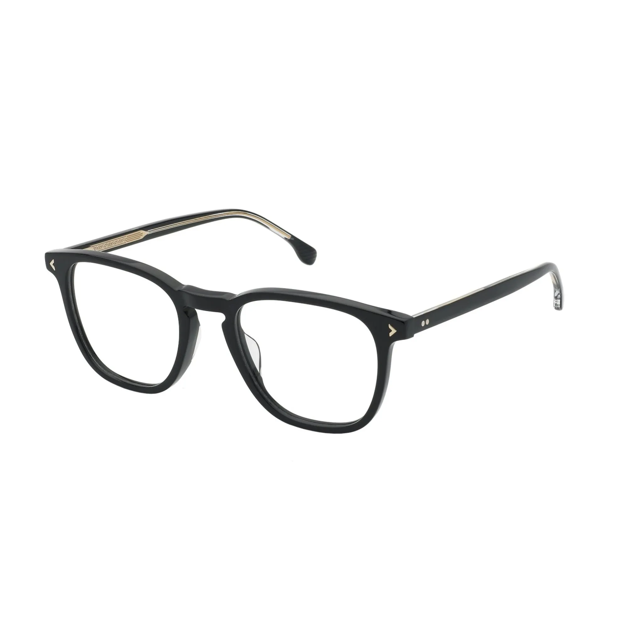   Lozza VL4331 - 0700 Nero Lucido | Occhiale Da Vista Uomo 