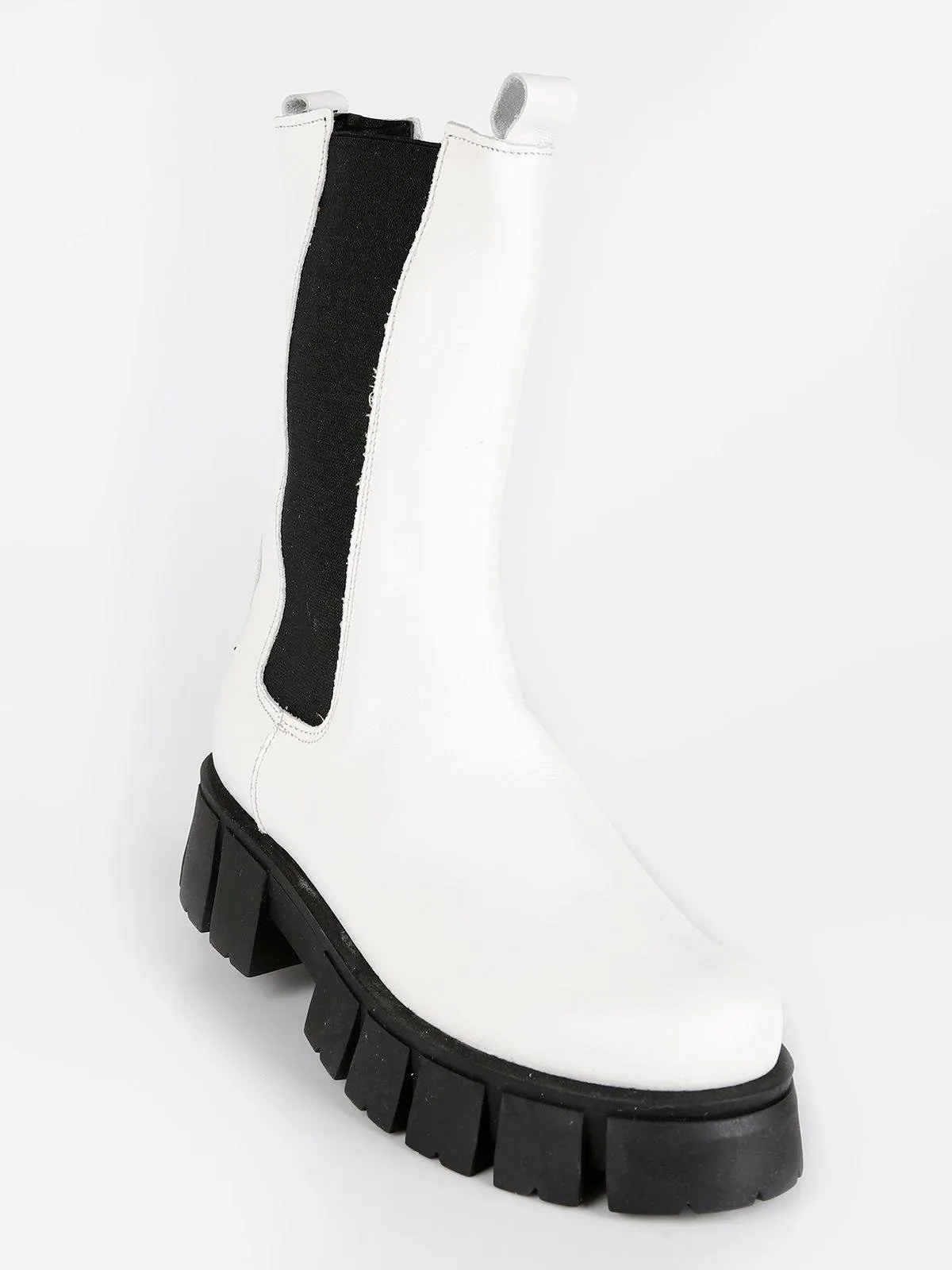 Made In Italy Bottines chelsea en cuir femme