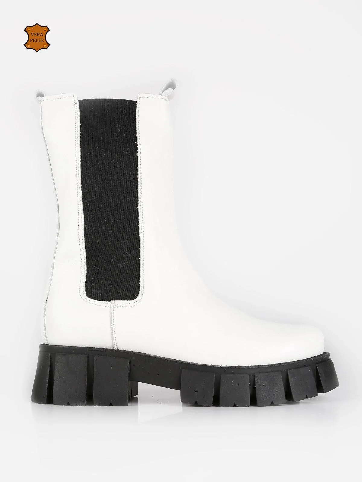 Made In Italy Bottines chelsea en cuir femme