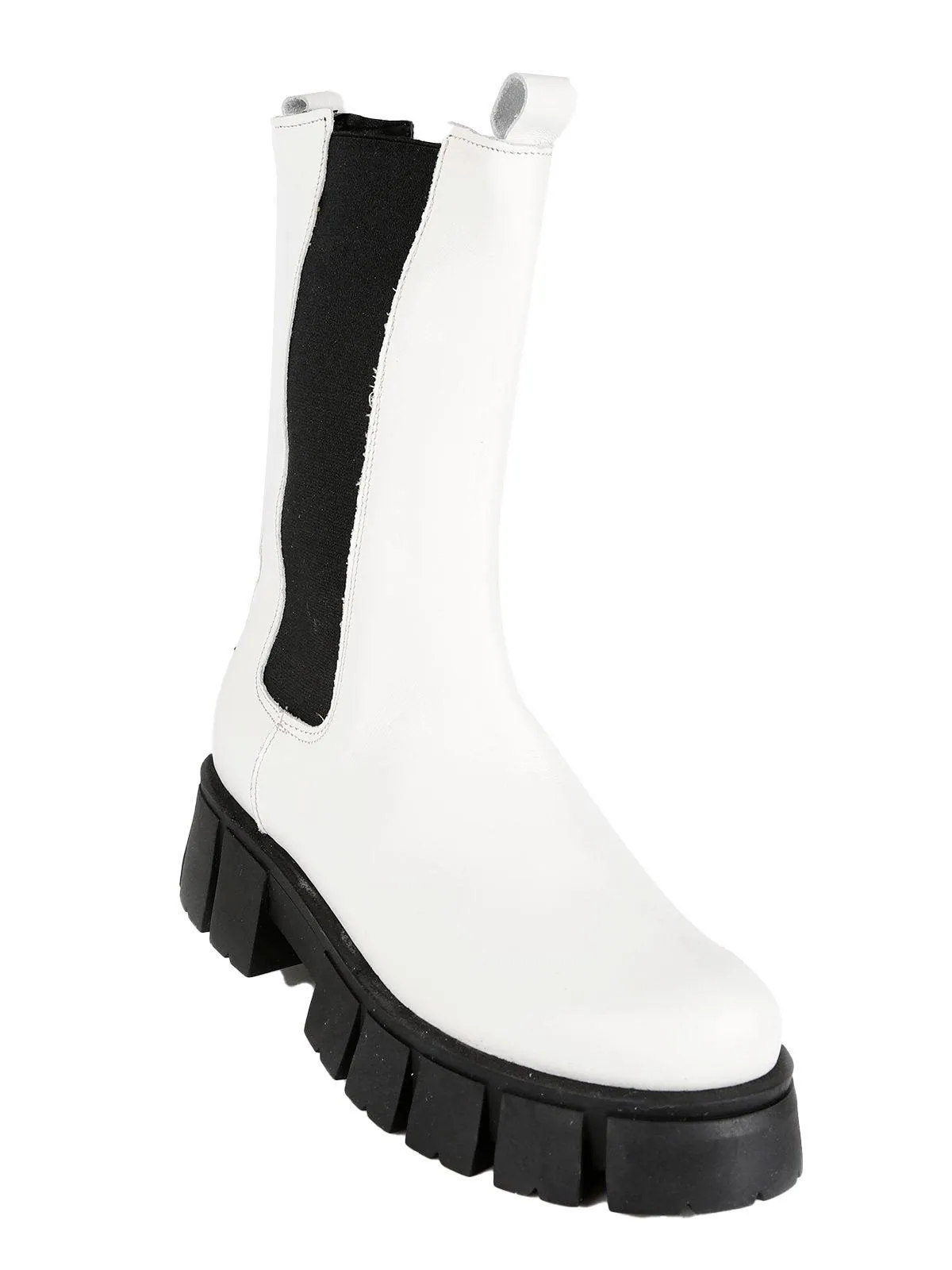 Made In Italy Bottines chelsea en cuir femme