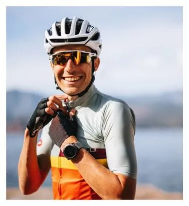 Maglia Castelli A Blocco a manica corta Verde/Arancio