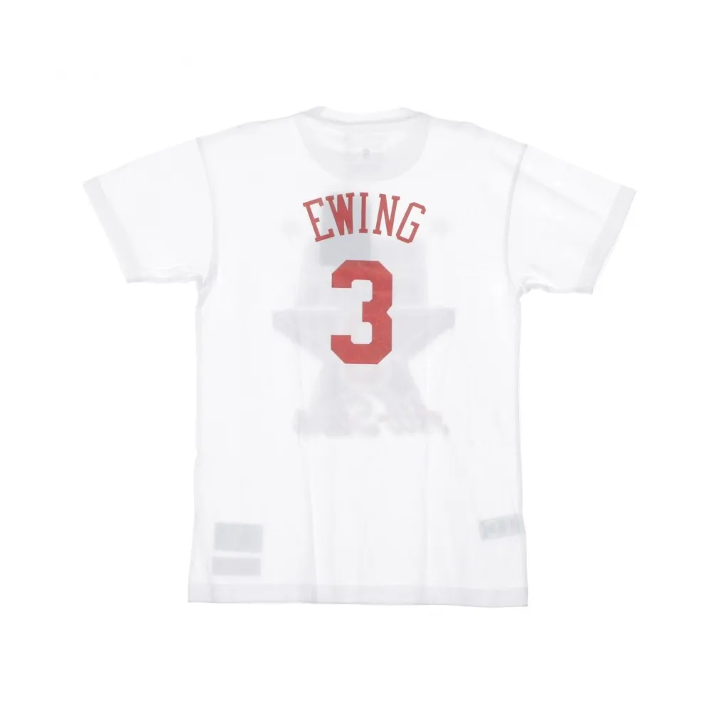 MAGLIETTA NBA NAME NUMBER TEE NO3 PATRICK EWING ALL STAR EST 1991 WHITE/ORIGINAL TEAM COLORS