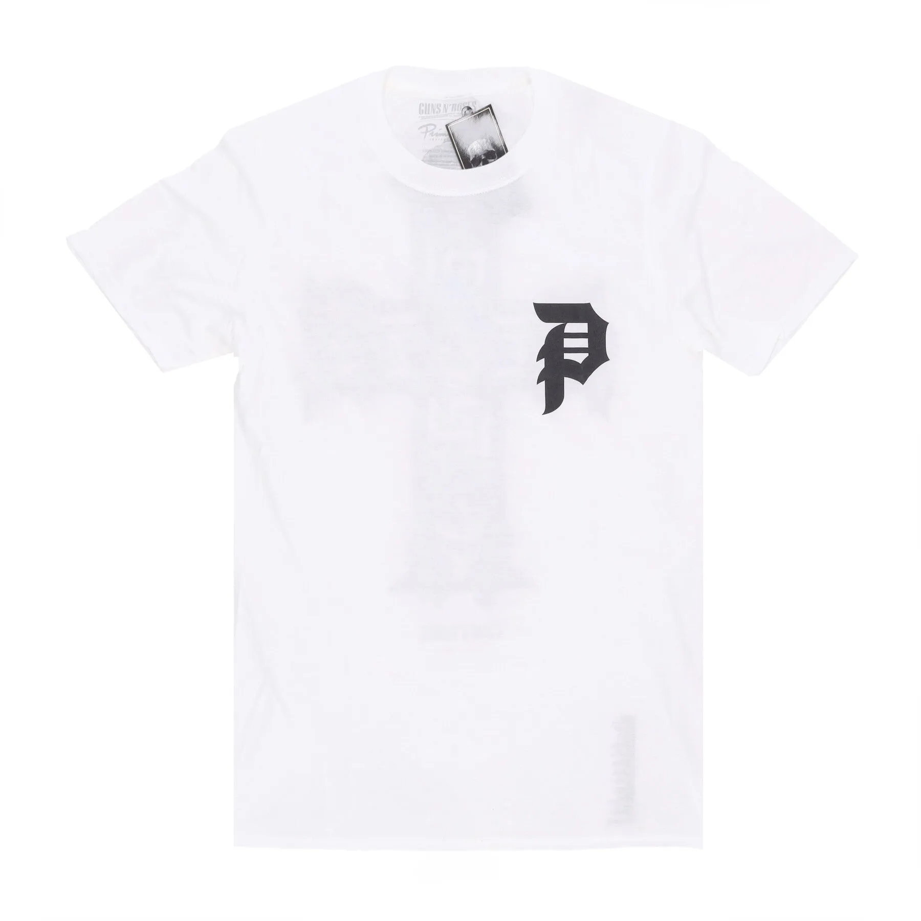 Maglietta Uomo Cross Tee X Guns N' Roses White