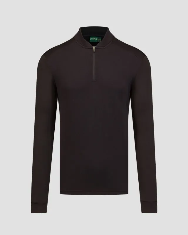 Maglione a collo alto con chiusura Chervo Tobacco