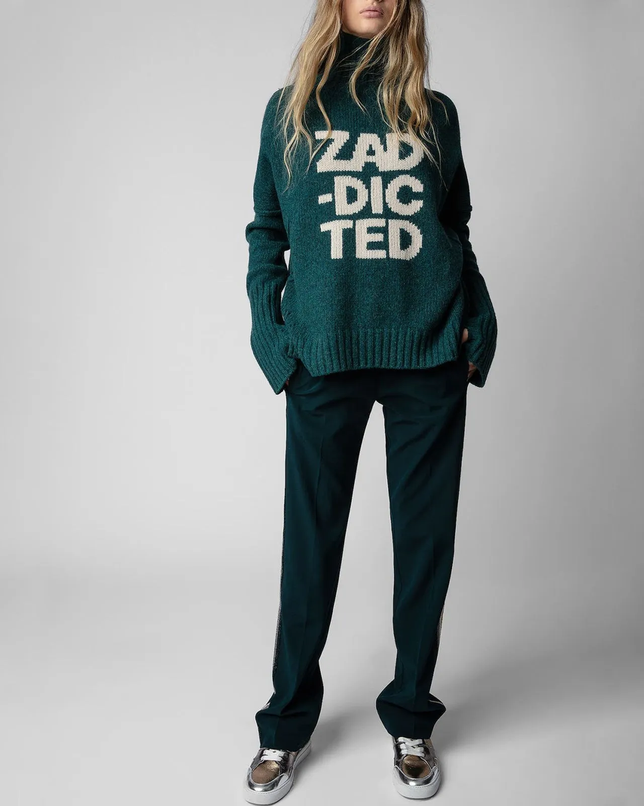 Maglione Alma We Zaddicted peacock