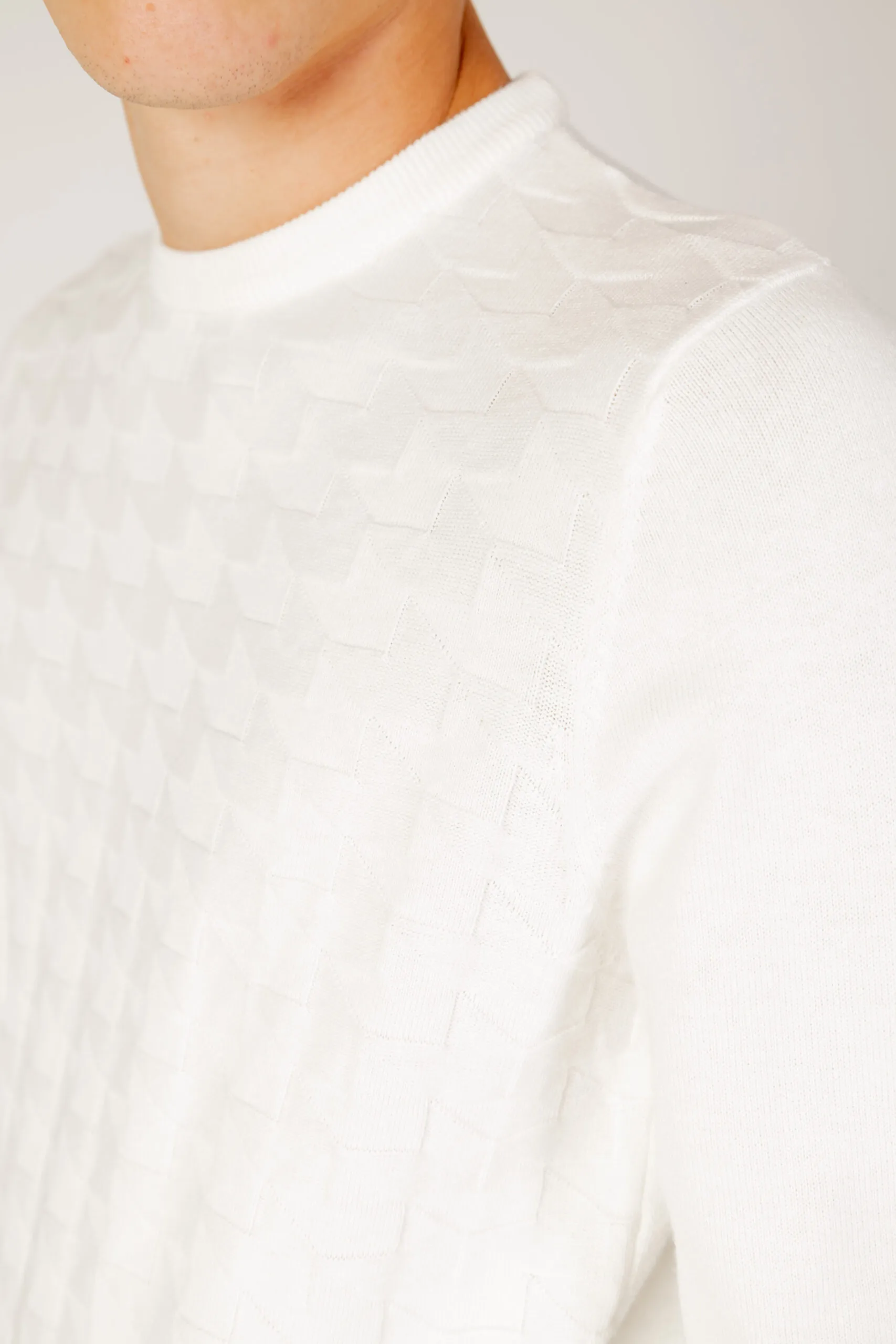Maglione Antony Morato regular fit in filato Crema