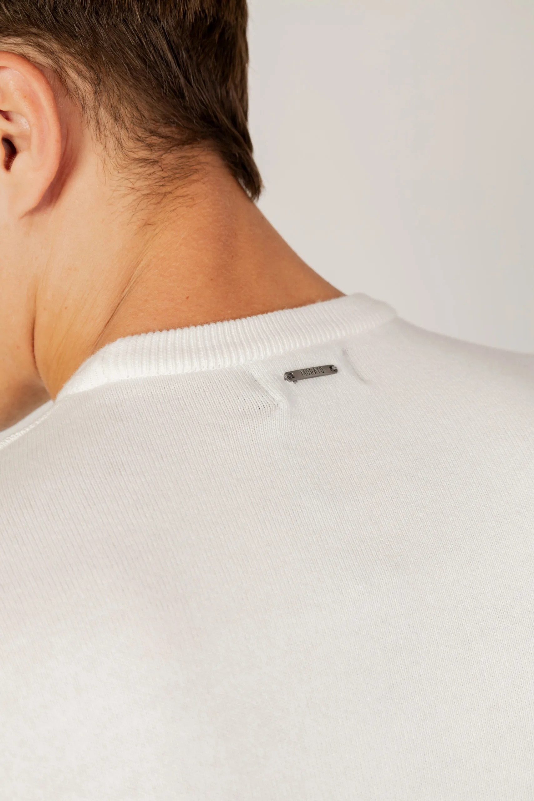 Maglione Antony Morato regular fit in filato Crema