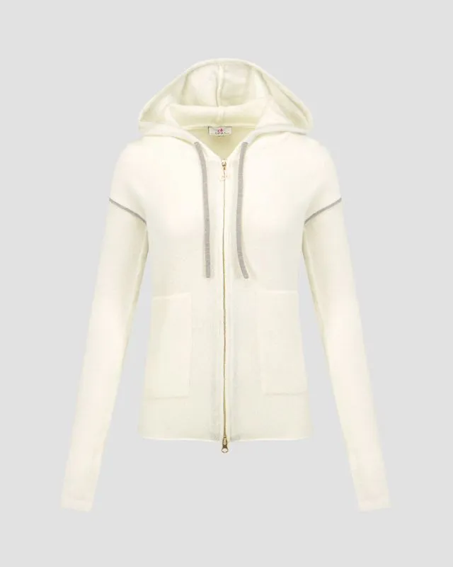Maglione con chiusura da donna con lana Deha