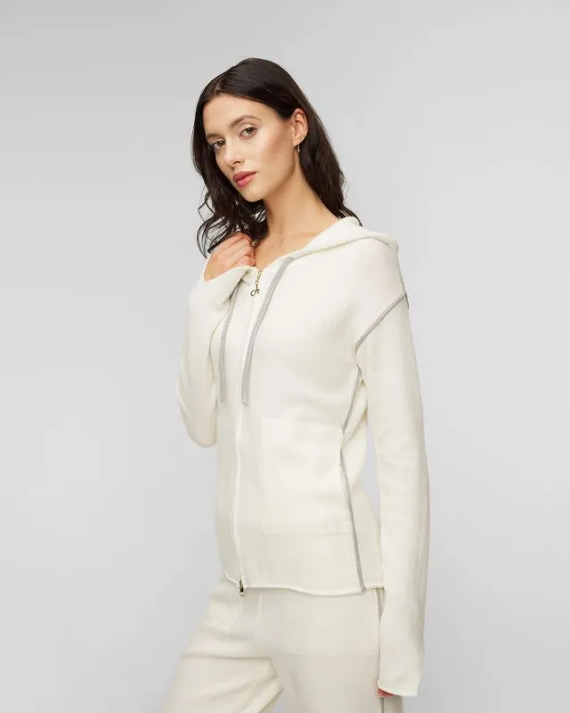 Maglione con chiusura da donna con lana Deha