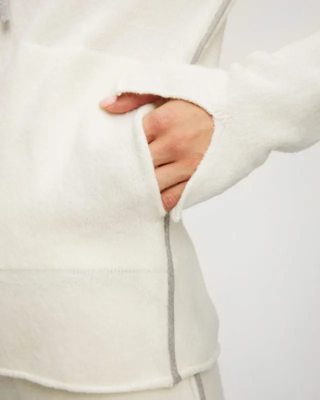 Maglione con chiusura da donna con lana Deha