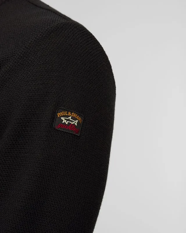 Maglione di lana da uomo Paul&Shark Nero