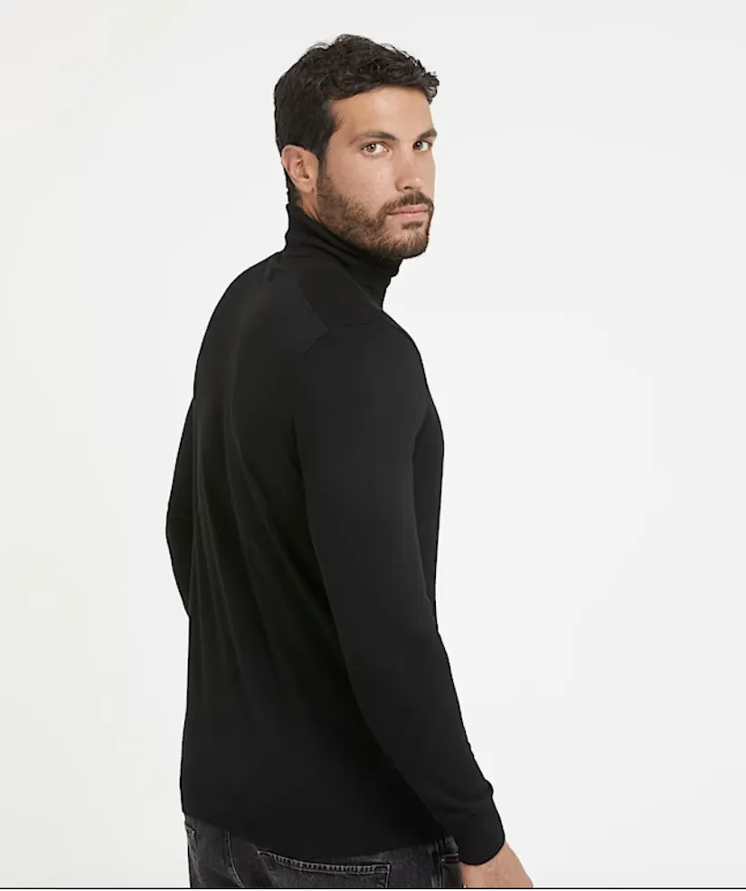 Maglione Guess Uomo collo alto blu M3BR10Z3052-G7V21