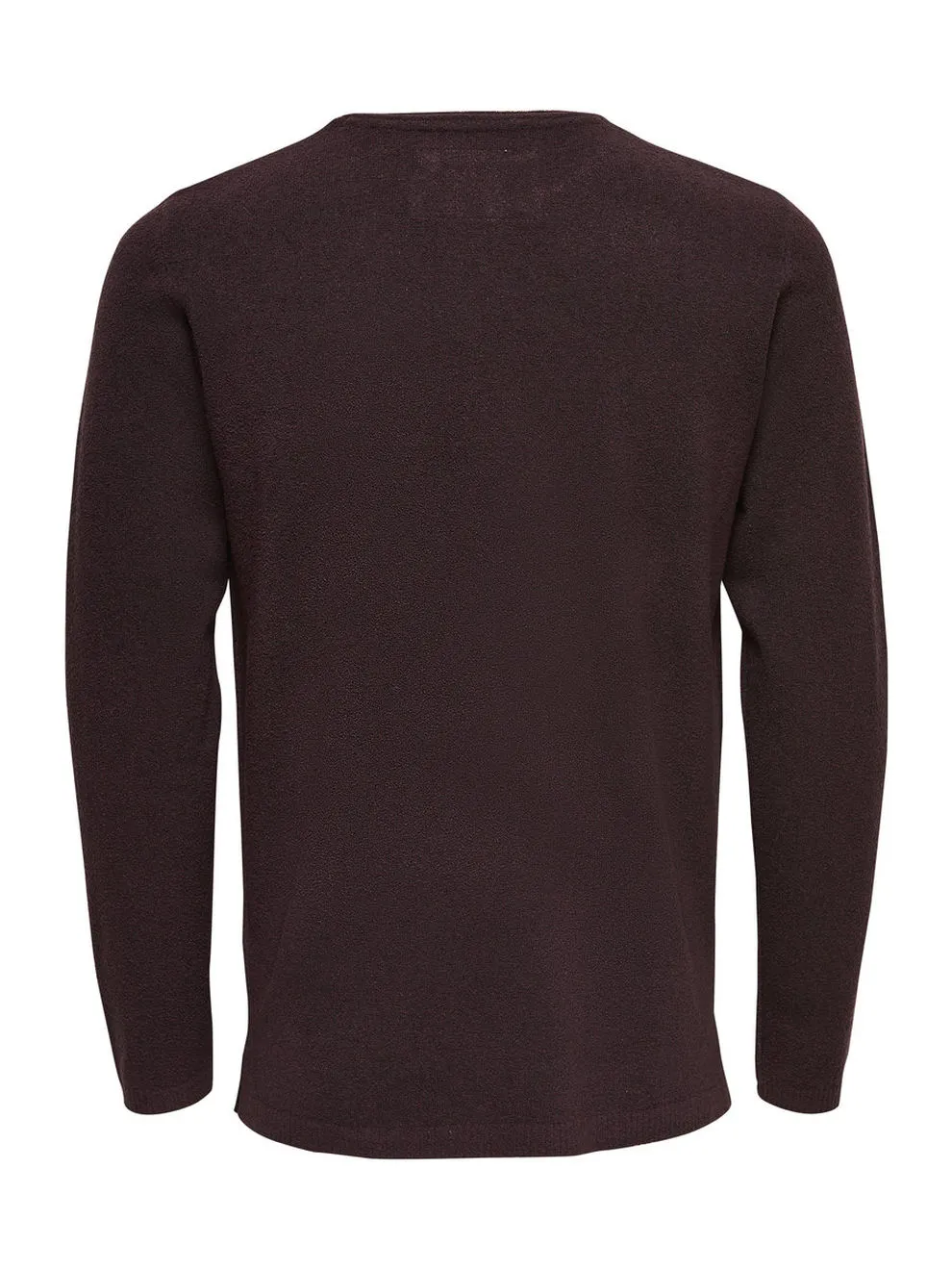 Maglione Only & Sons ted crew neck Bordeaux
