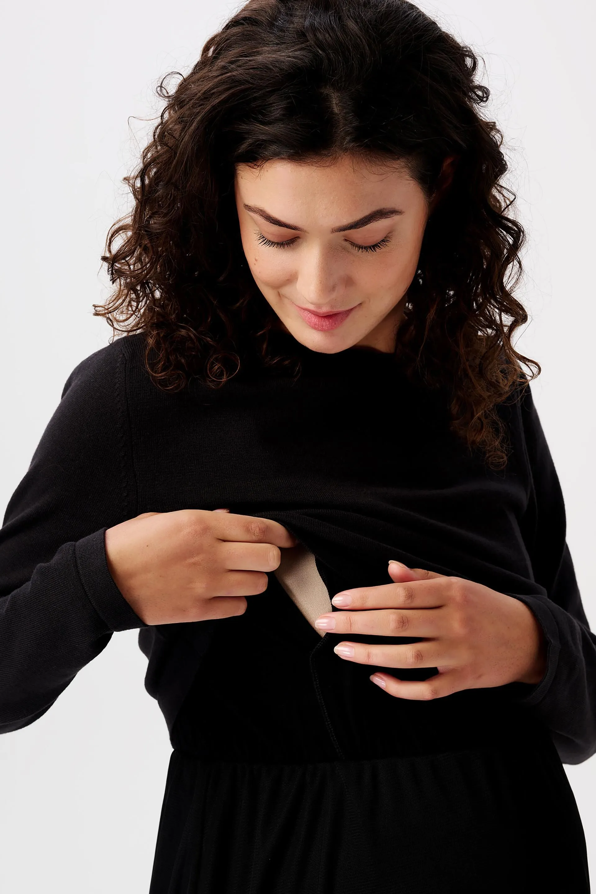 MATERNITY Abito in maglia da allattamento