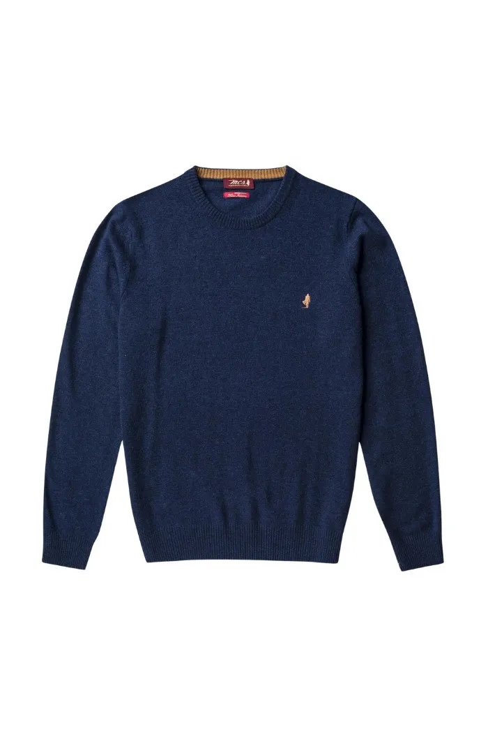MCS maglione girocollo in misto lana mcs-m-k-09001