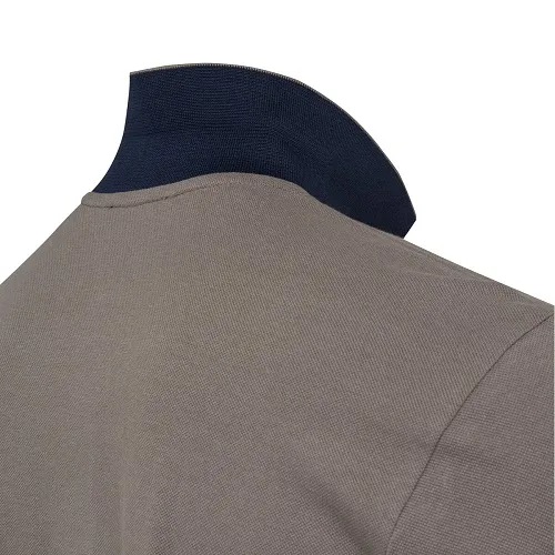 MCS polo uomo manica lunga piquet colore charcoal