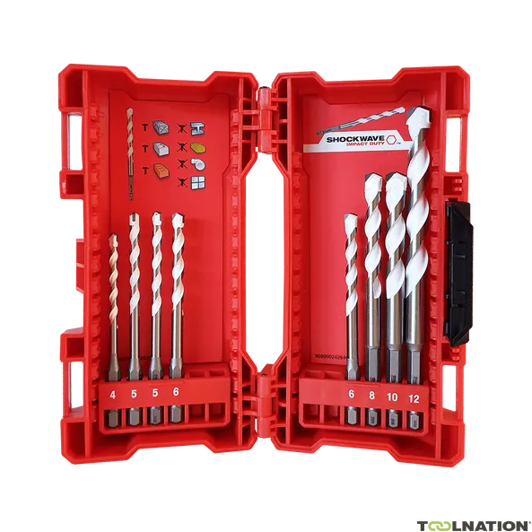 Milwaukee Accessori 4932471112  Set di alesatura multipla 8 pezzi