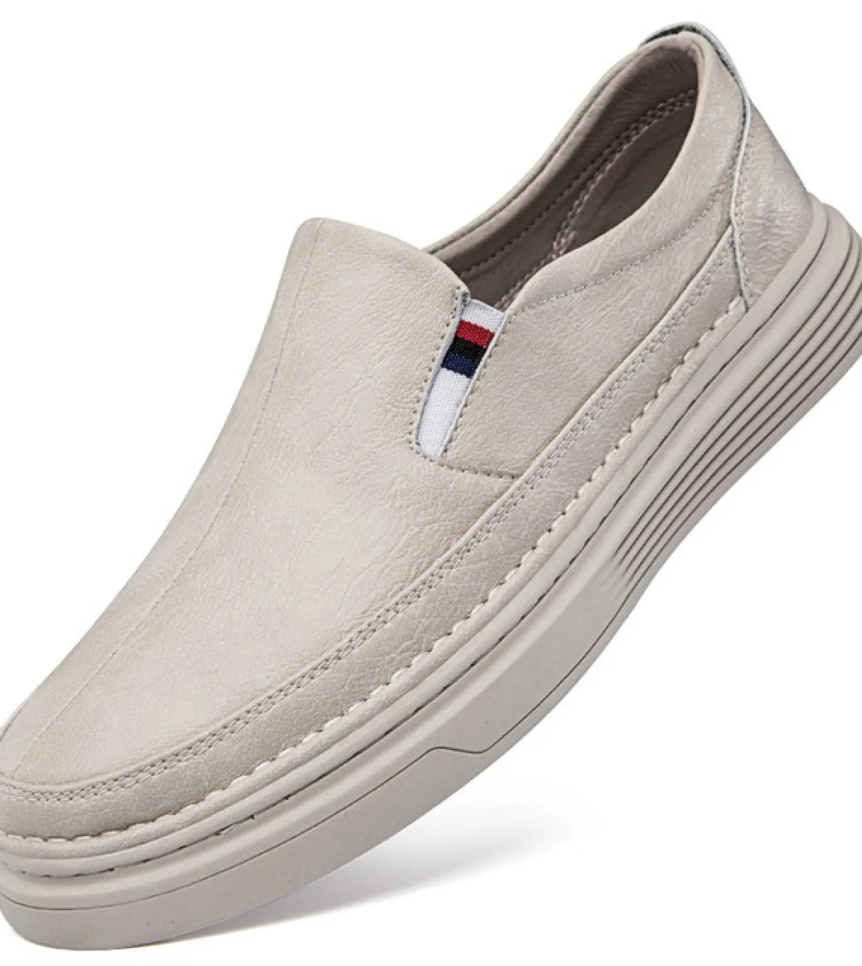 Mocassini con fondo spesso di marca di lusso Scarpe casual da uomo Slip on Scarpe eleganti in pelle Scarpe da uomo ufficiali da