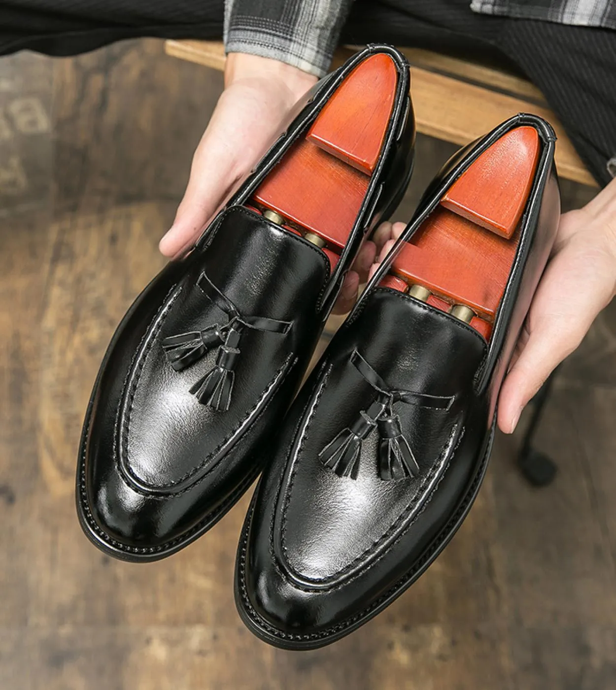 Mocassini Penny casual da uomo classici di alta qualità Scarpe da guida Moda uomo Comode scarpe in pelle da uomo Abito pigro con
