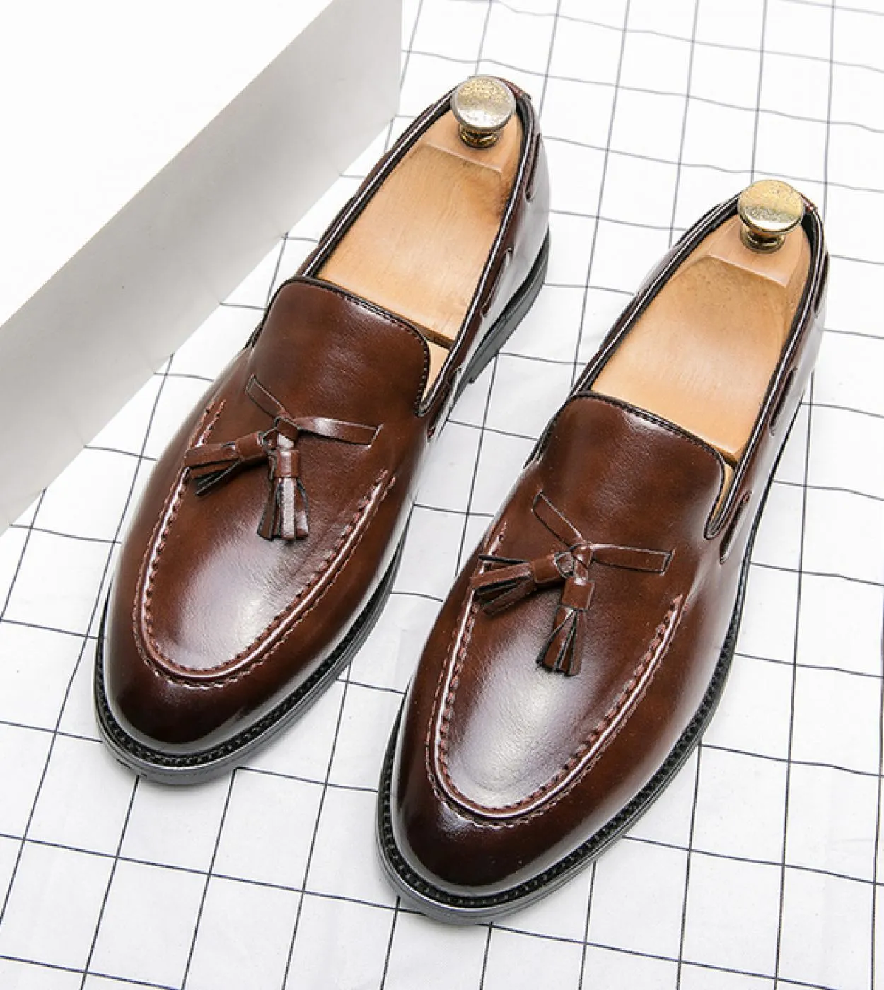 Mocassini Penny casual da uomo classici di alta qualità Scarpe da guida Moda uomo Comode scarpe in pelle da uomo Abito pigro con