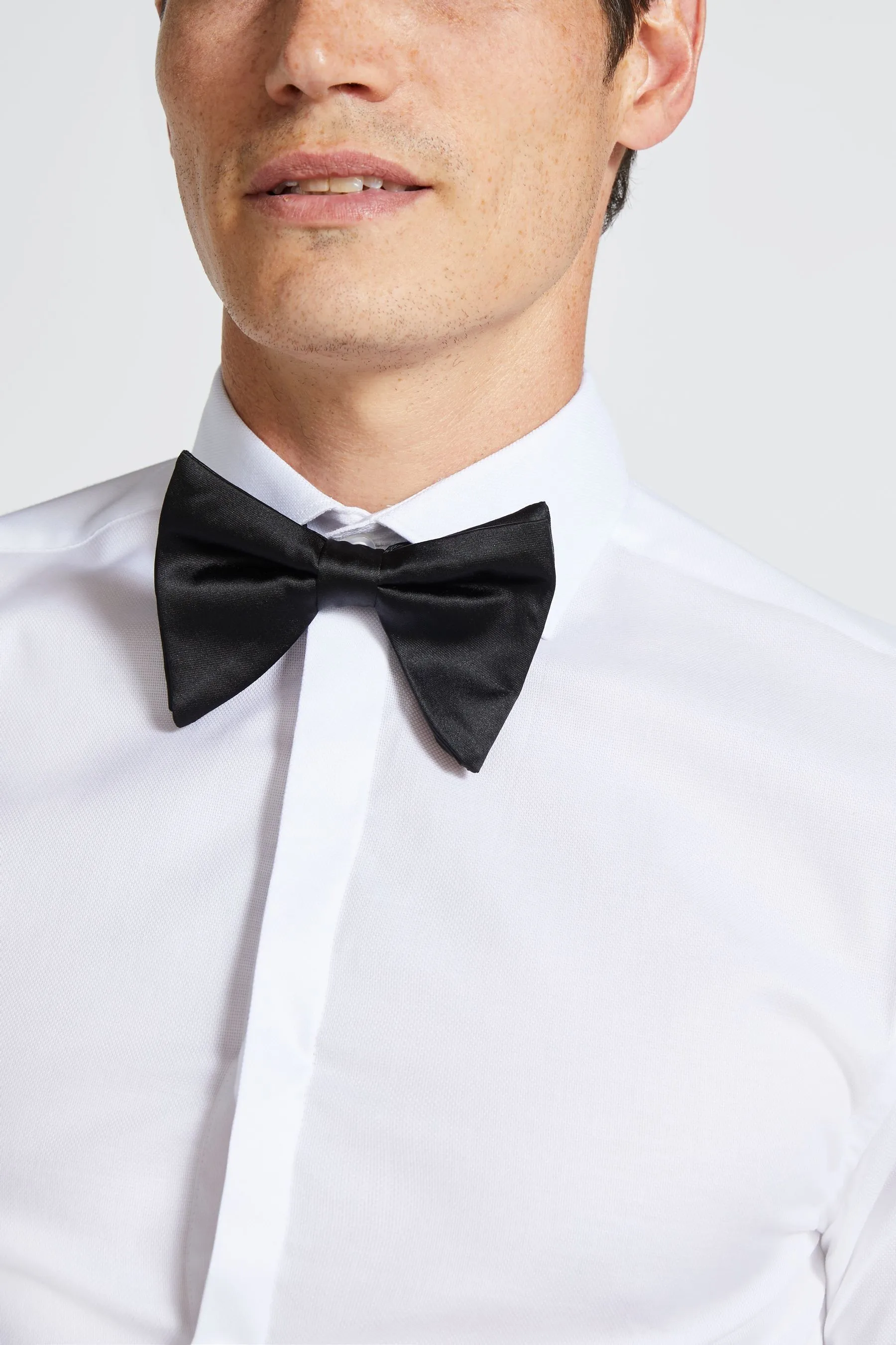 MOSS Vestibilità attillata / Slim - Camicia elegante con abbottonato nascosto