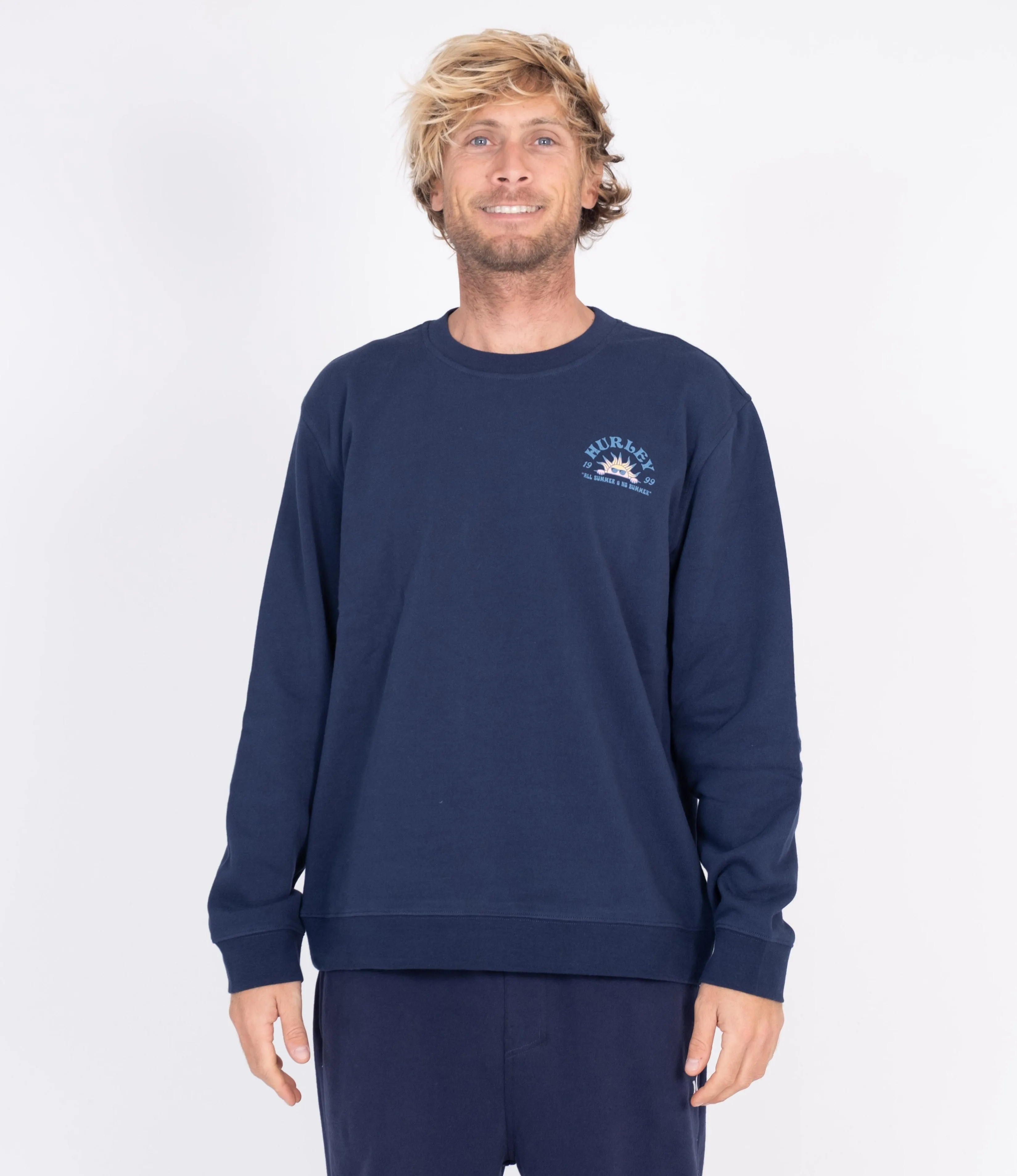 NO BUMMERS SUMMER FLEECE CREW