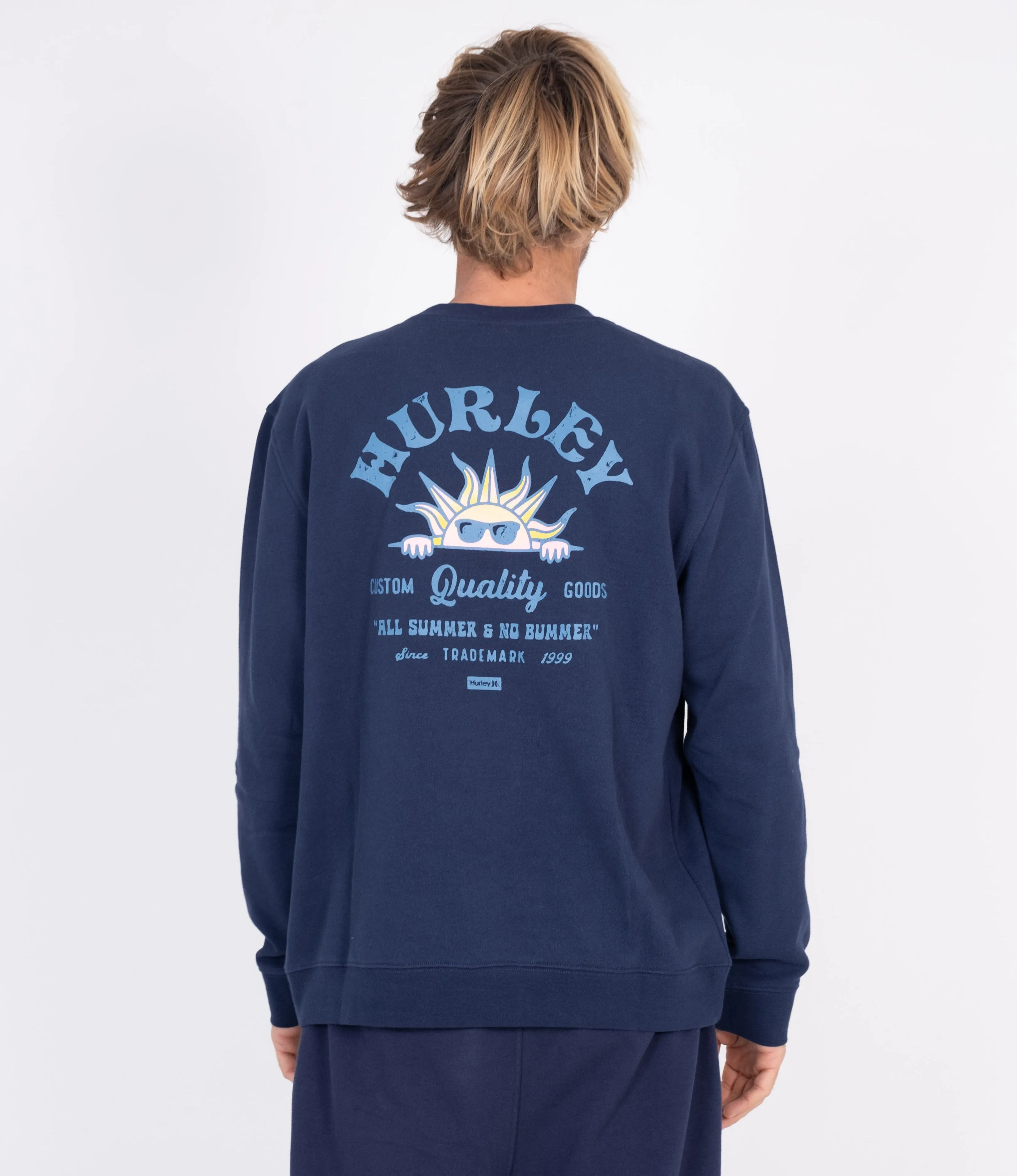 NO BUMMERS SUMMER FLEECE CREW