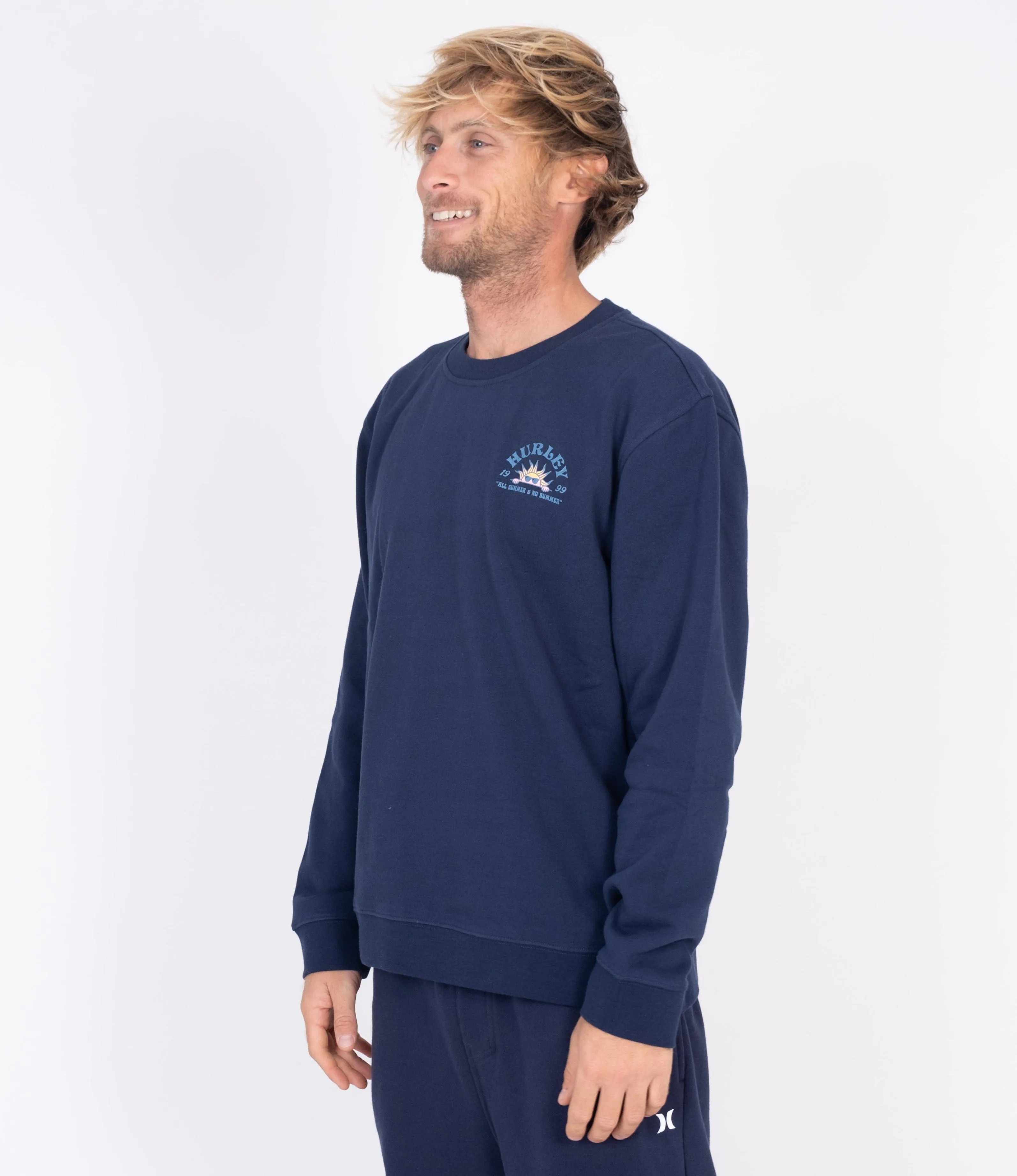 NO BUMMERS SUMMER FLEECE CREW