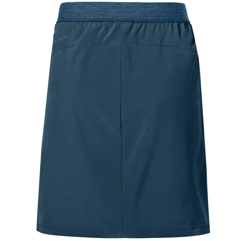 Pantaloncini/gonna da trekking da donna Vaude Skomer Skort IV (mare scuro)