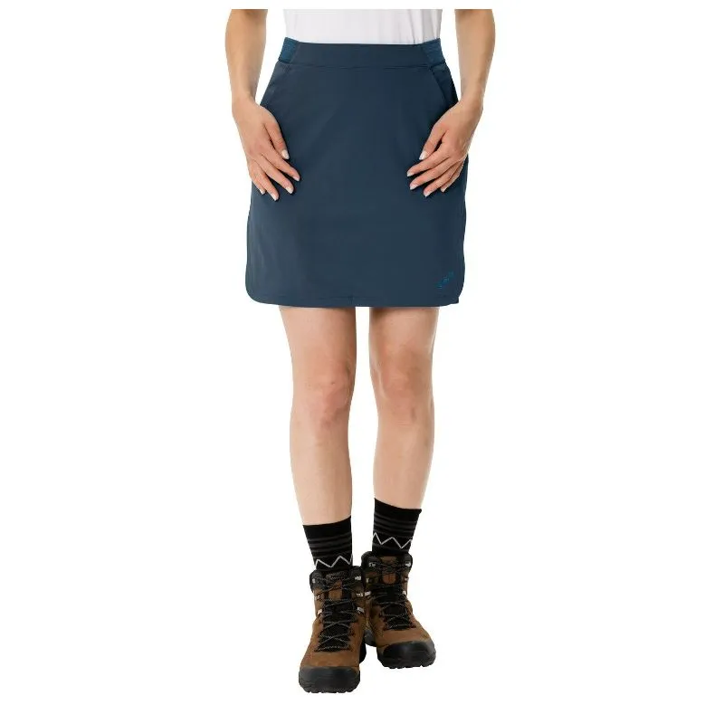 Pantaloncini/gonna da trekking da donna Vaude Skomer Skort IV (mare scuro)