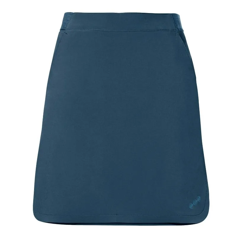 Pantaloncini/gonna da trekking da donna Vaude Skomer Skort IV (mare scuro)