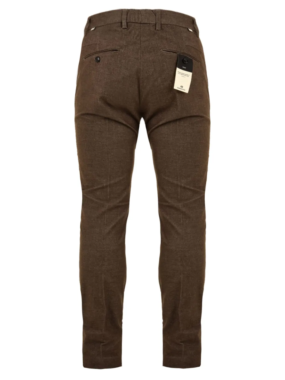 Pantalone dritto marrone da Uomo Lione Micro