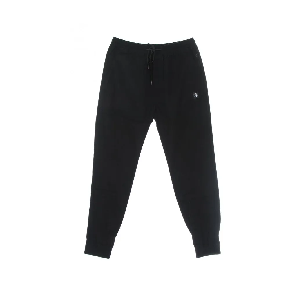 pantalone lungo uomo jogger ripstop BLACK