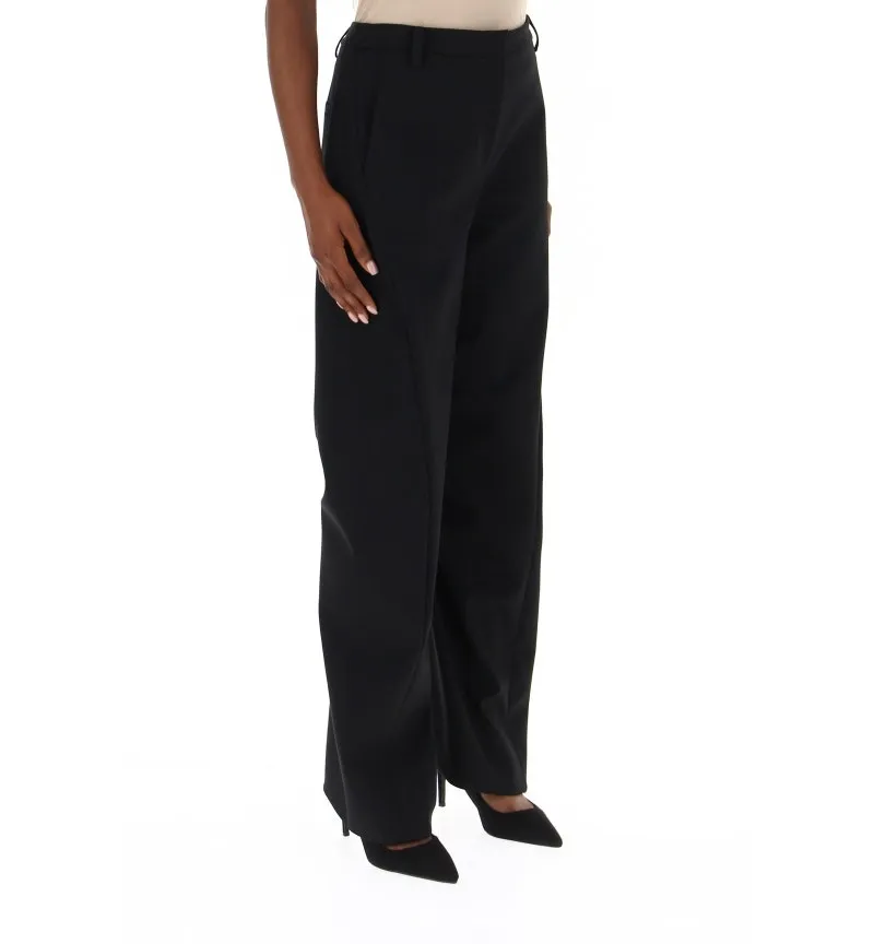 Pantaloni misto lana