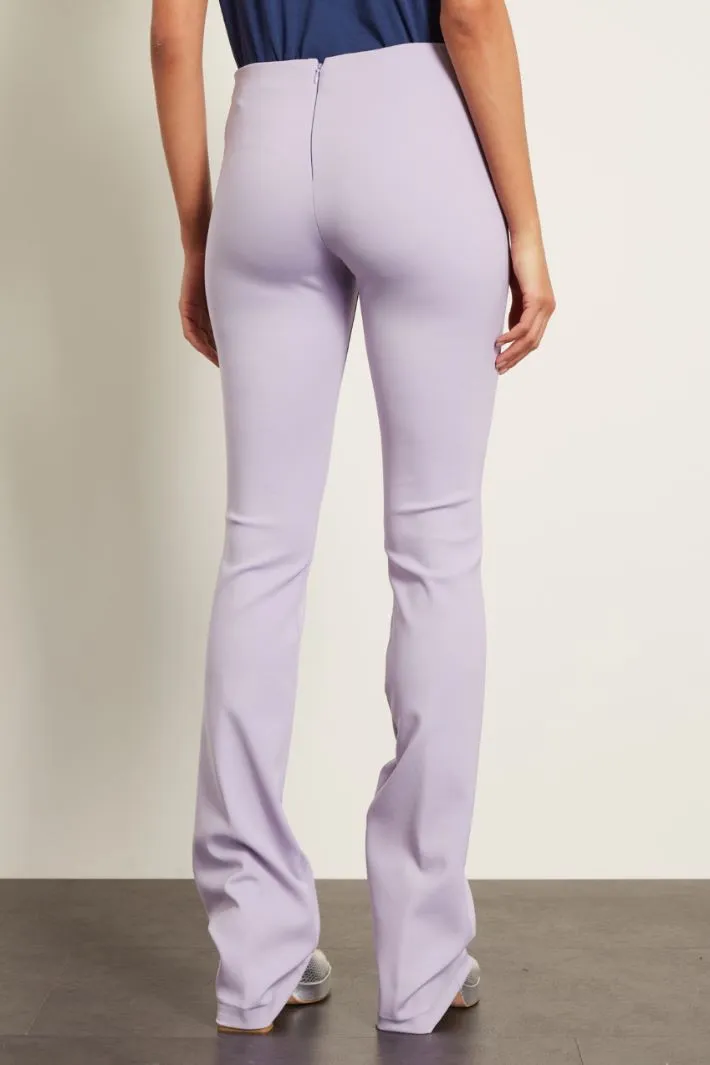 Pantaloni slim in jersey