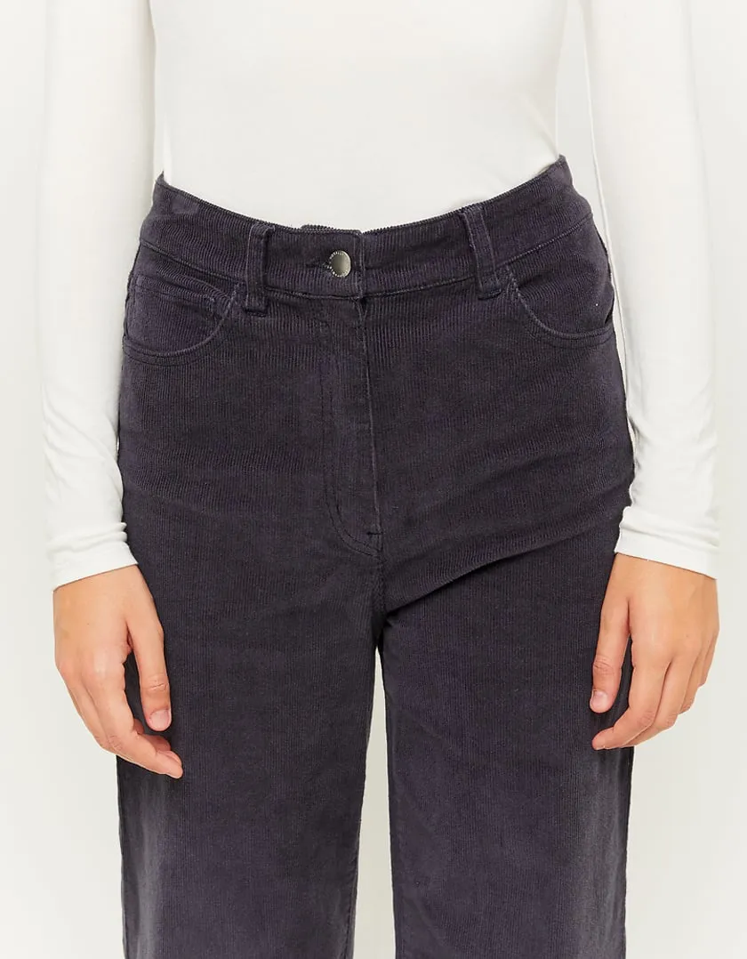 Pantaloni Wide Leg in velluto a coste  
