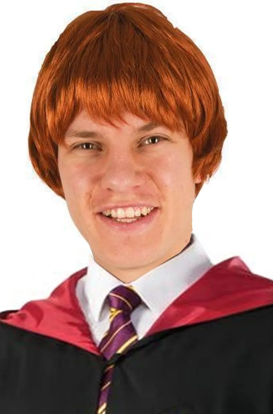 Parrucca Uomo rossa corta da Ron Weasley