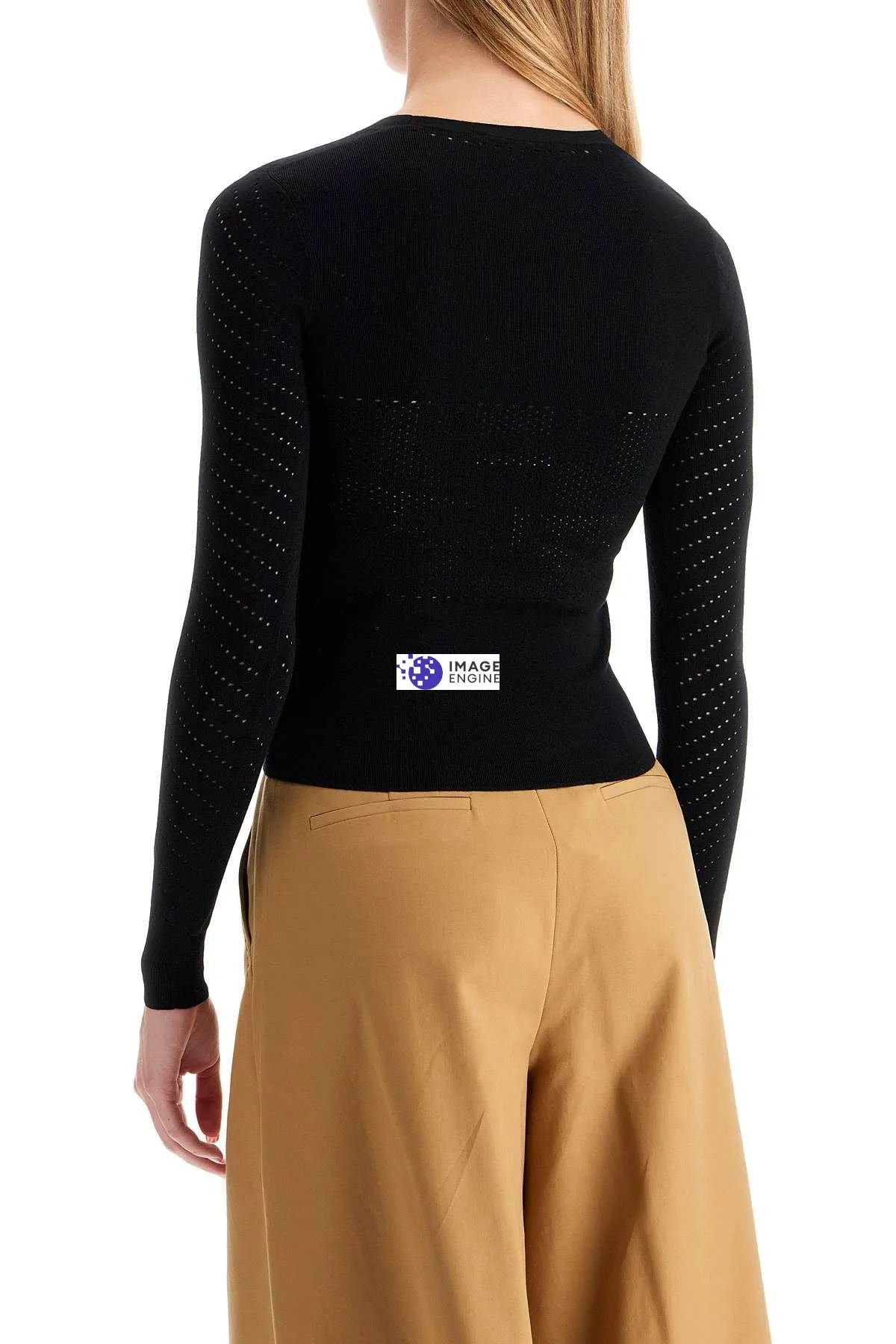 Pullover con dettagli traforati 'Nadar'