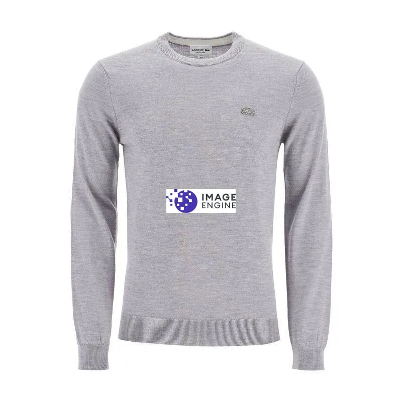 Pullover girocollo in lana