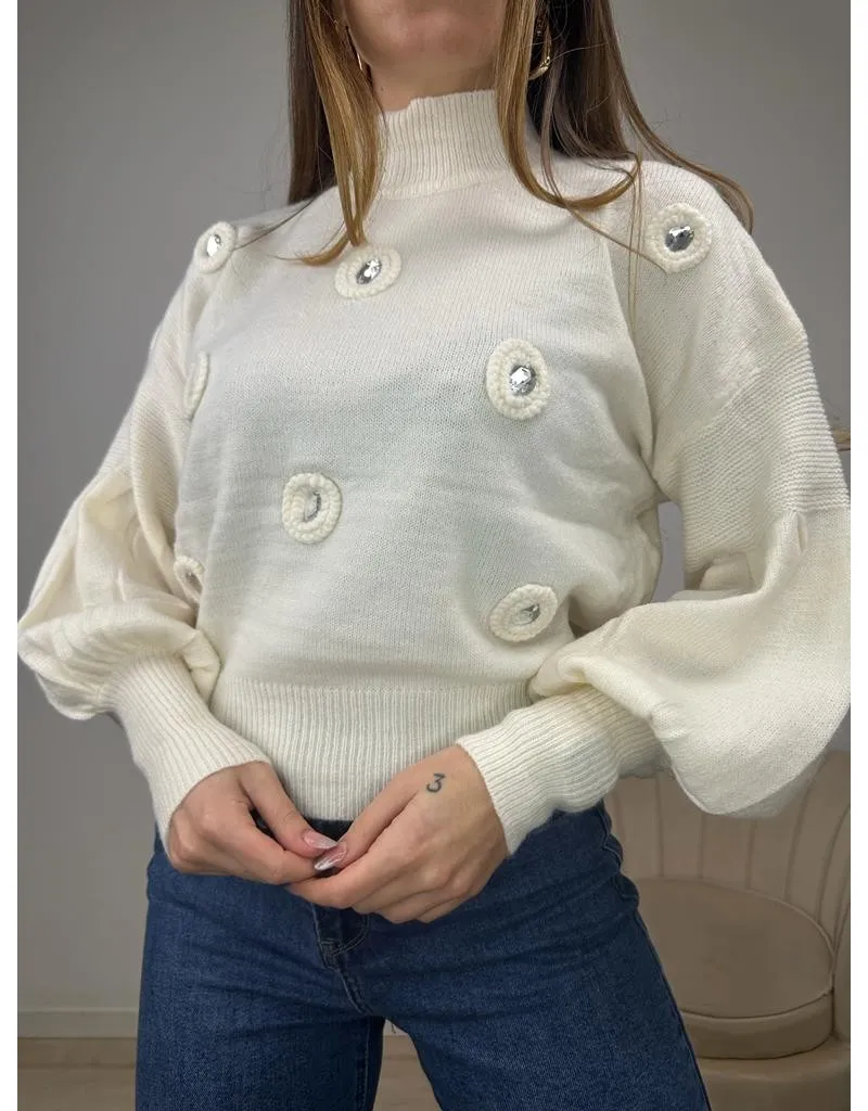 PULLOVER SOPHI BIANCO