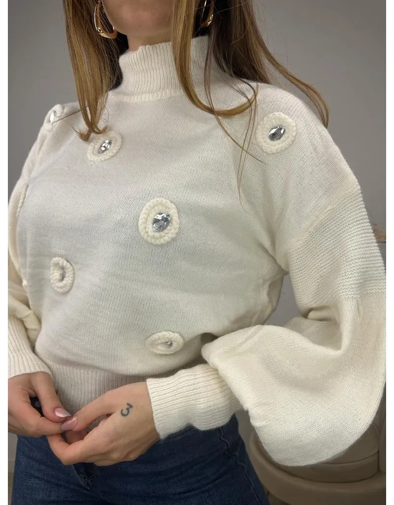 PULLOVER SOPHI BIANCO