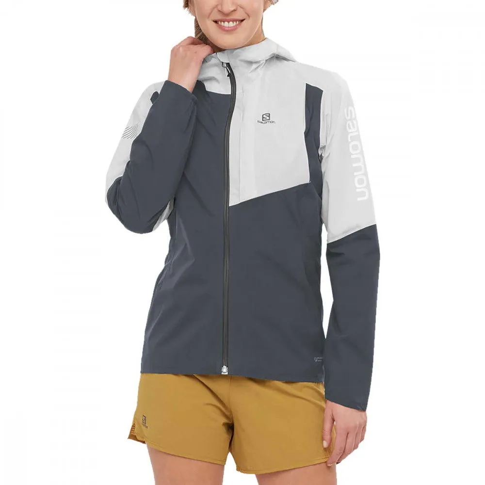 SALOMON GIACCA CON CAPPUCCIO BONATTI TRAIL DONNA