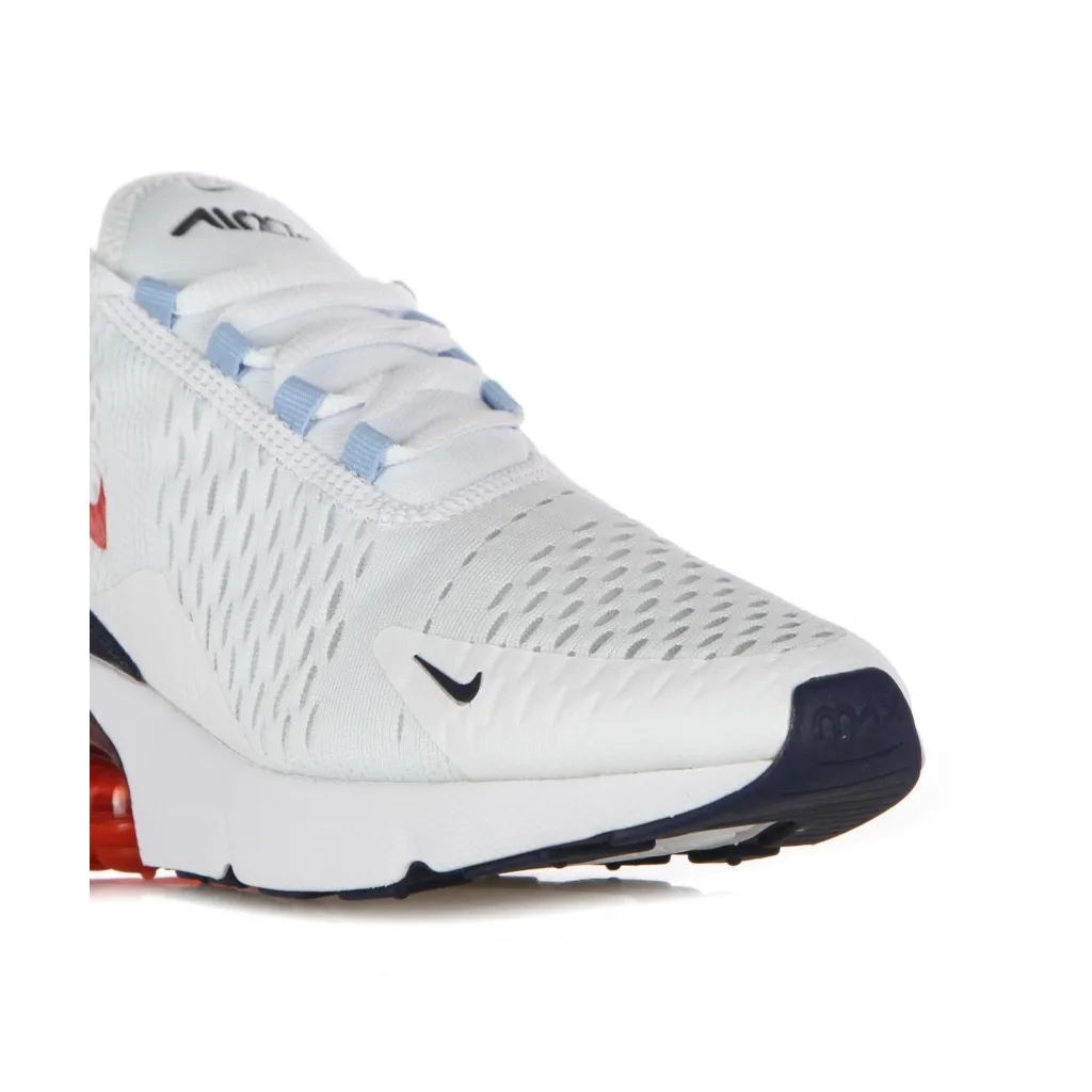 scarpa bassa uomo air max 270 WHITE/CHILE RED/MIDNIGHT NAVY