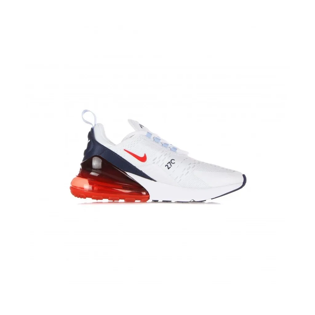 scarpa bassa uomo air max 270 WHITE/CHILE RED/MIDNIGHT NAVY