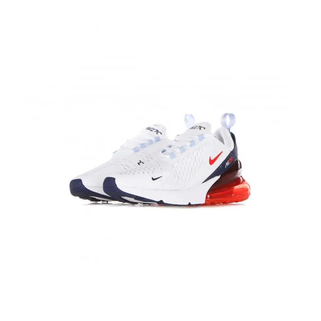 scarpa bassa uomo air max 270 WHITE/CHILE RED/MIDNIGHT NAVY