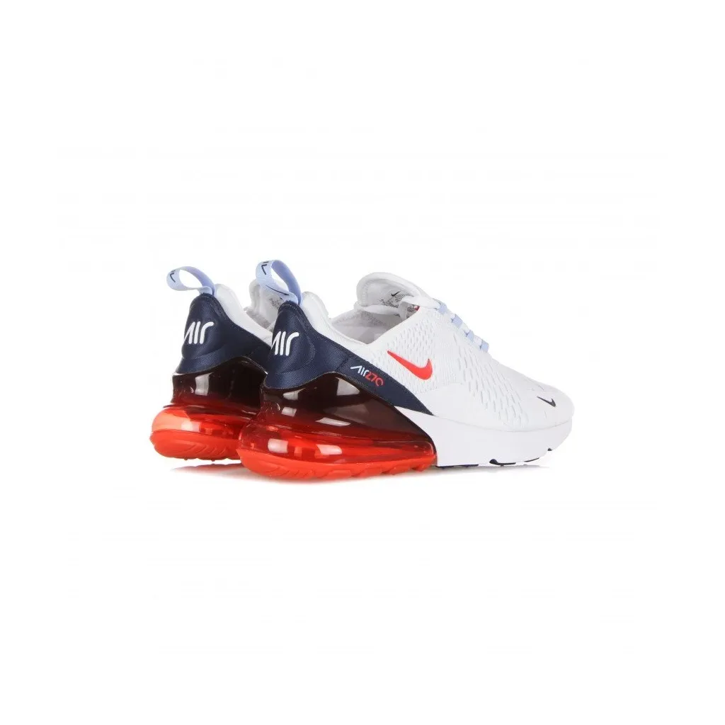 scarpa bassa uomo air max 270 WHITE/CHILE RED/MIDNIGHT NAVY